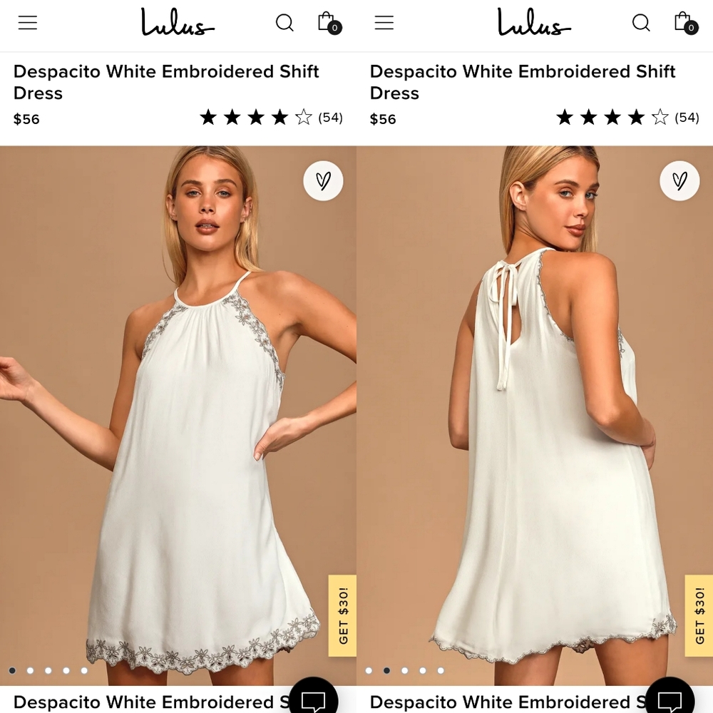 Lush Lulu's Despacito Embroidered Shift Dress